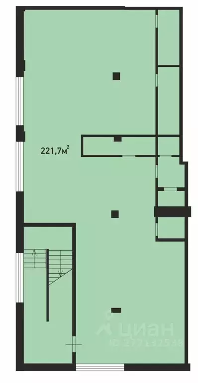 Офис в Татарстан, Казань ул. Тулпар, 9/28 (224 м) - Фото 2