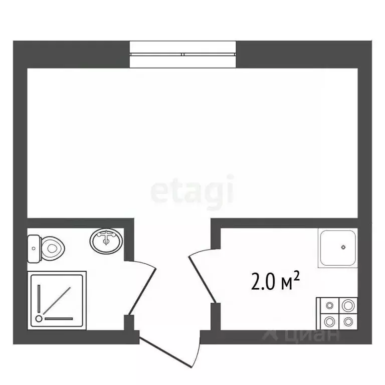 Студия Свердловская область, Первоуральск Советская ул., 9 (18.7 м) - Фото 2