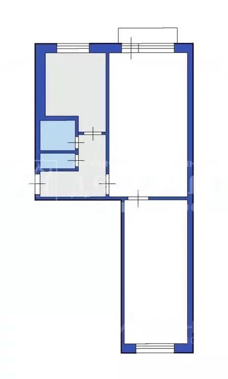 2-к кв. Кемеровская область, Кемерово ул. Юрия Смирнова, 6 (44.0 м) - Фото 1