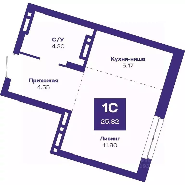 1-к кв. Новосибирская область, Новосибирский район, Краснообск рп ... - Фото 1