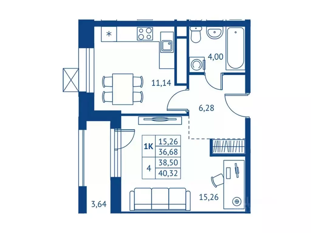 1-к кв. Московская область, Королев Новые Подлипки мкр, Поколение ... - Фото 1