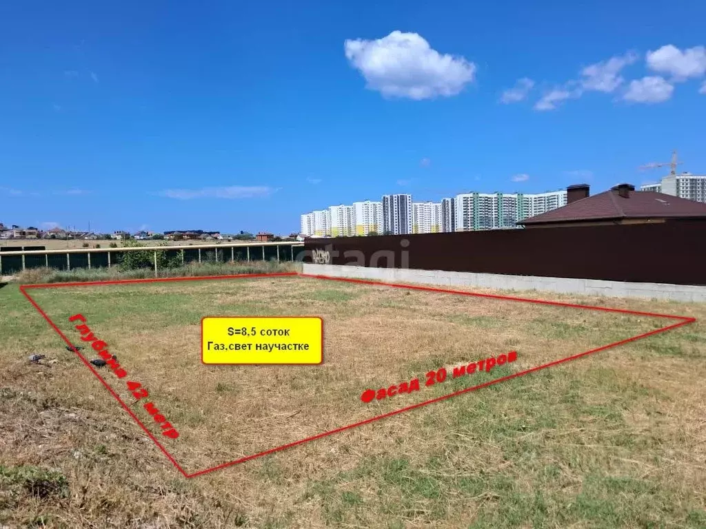 Участок в Краснодарский край, Анапа муниципальный округ, с. Супсех ул. ... - Фото 1