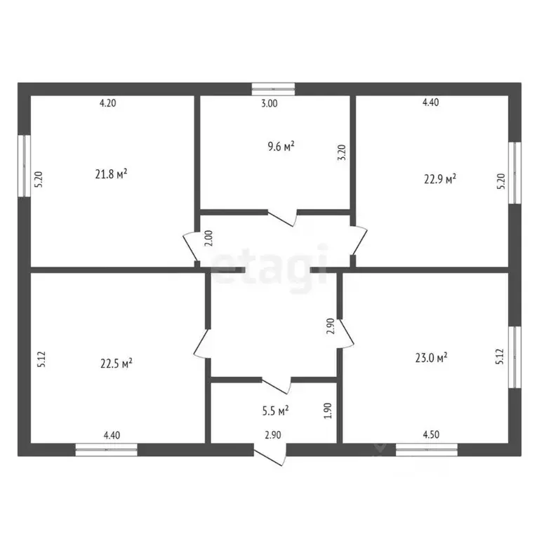 Дом в Тюменская область, Тюмень Матмасы мкр, ул. Кубасова, 50 (116 м) - Фото 0