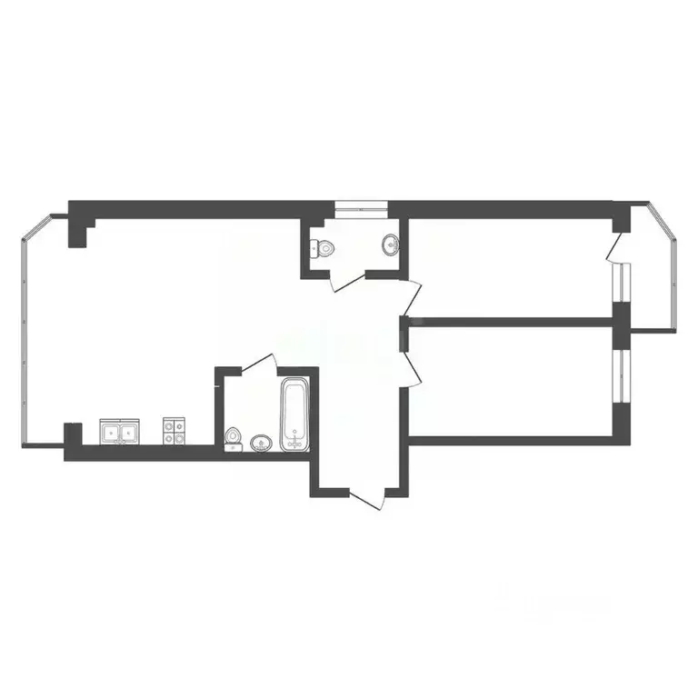 2-к кв. Ростовская область, Аксай ул. Маяковского, 11к2 (92.0 м) - Фото 2