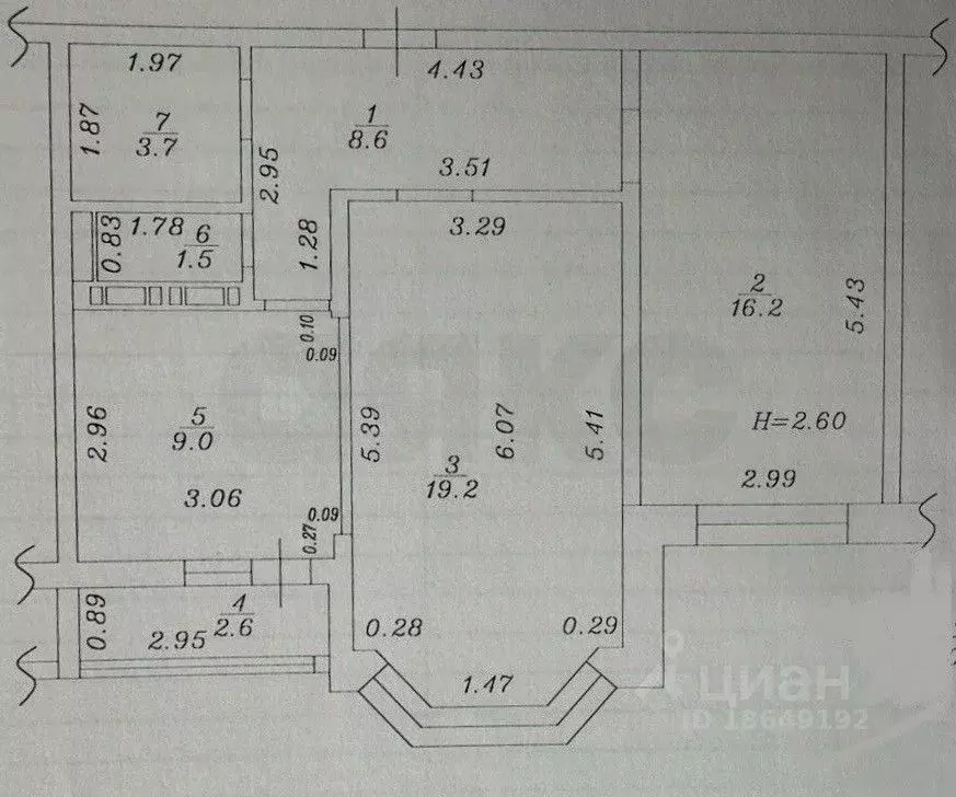 2-к кв. Краснодарский край, Анапа ул. Крылова, 13к3 (60.8 м) - Фото 1