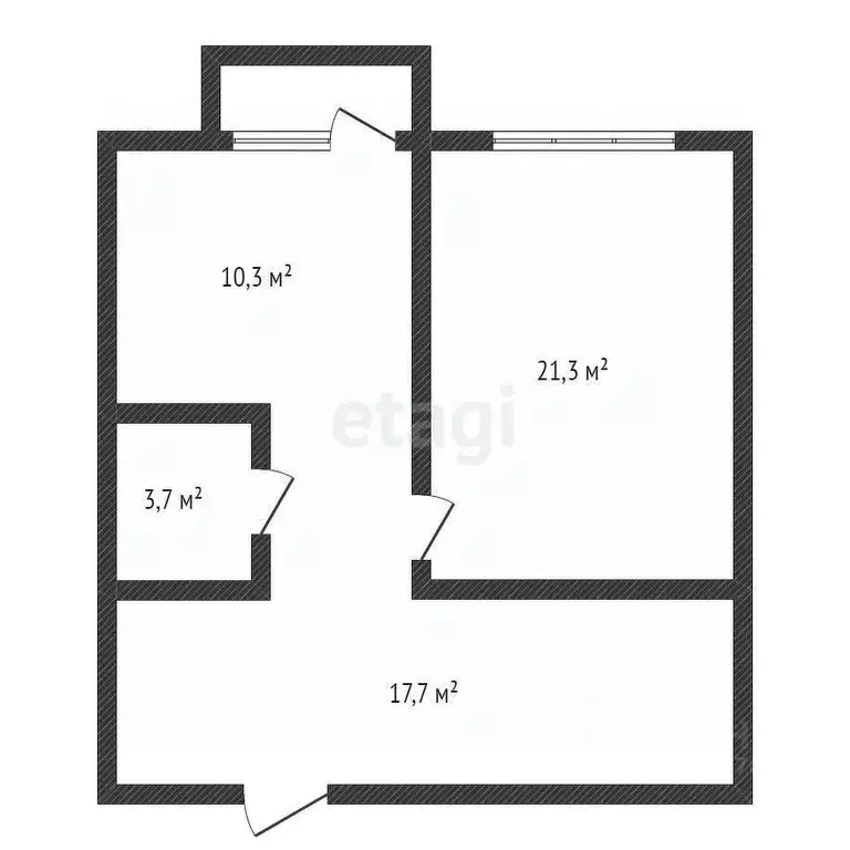 1-к кв. Дагестан, Махачкала ул. Керимова, 7 (52.0 м) - Фото 1