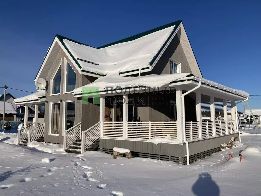 Дом в Ленинградская область, Приозерский район, Запорожское с/пос, д. ... - Фото 1