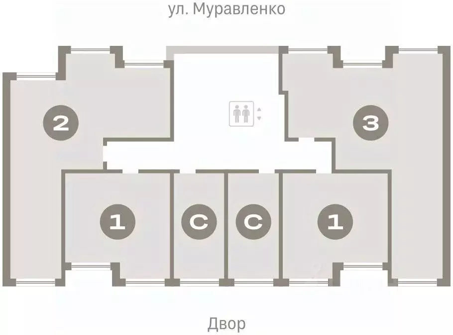 2-к кв. Тюменская область, Тюмень ул. Муравленко, 9к3 (76.62 м) - Фото 1