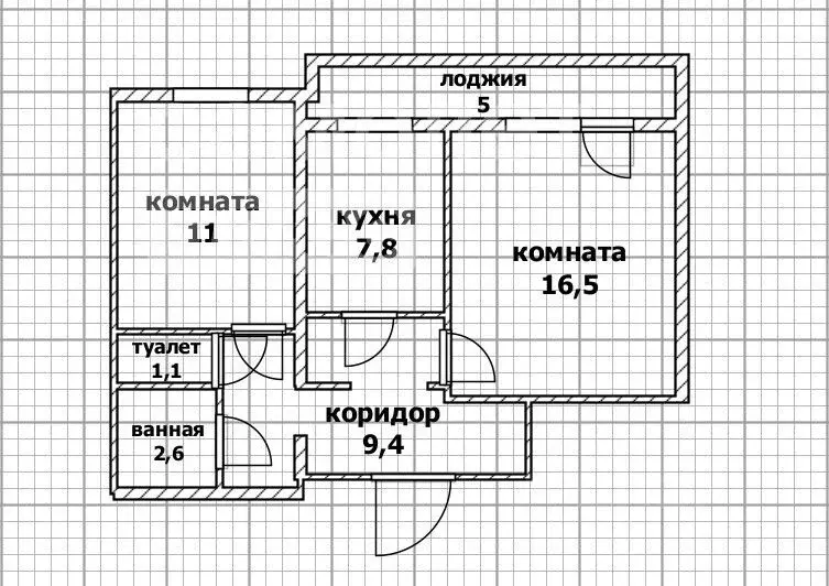 2-к кв. Иркутская область, Иркутск Первомайский мкр, 23 (48.4 м) - Фото 1