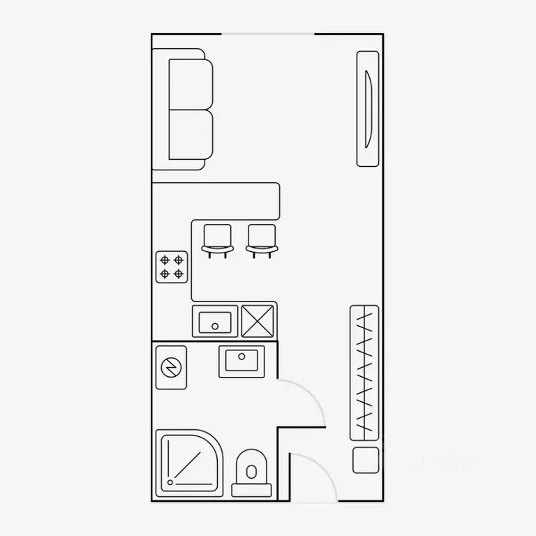 Студия Москва ул. Василисы Кожиной, 13 (30.0 м) - Фото 1