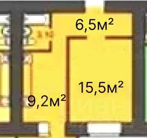 1-к кв. Саратовская область, Саратов Лунная ул., 43в (35.0 м) - Фото 1