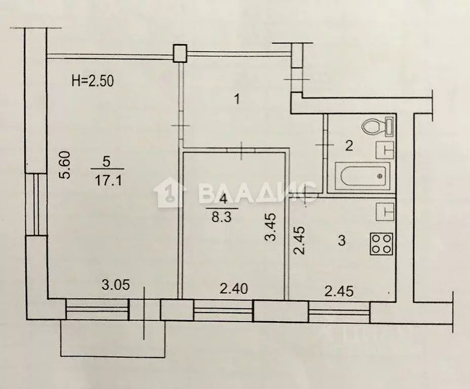 2-к кв. Волгоградская область, Волгоград ул. Жолудева, 30 (41.2 м) - Фото 2