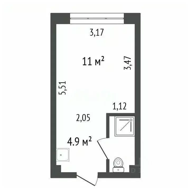 Студия Красноярский край, Красноярск ул. Можайского, 21 (18.2 м) - Фото 1