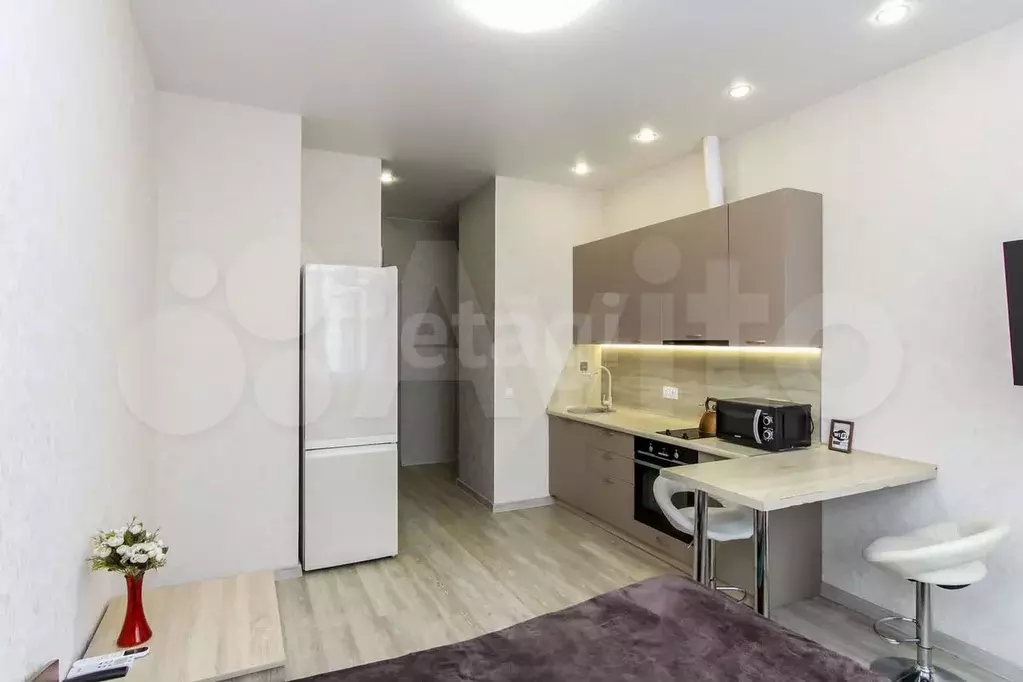 Квартира-студия, 27 м, 18/19 эт. - Фото 1