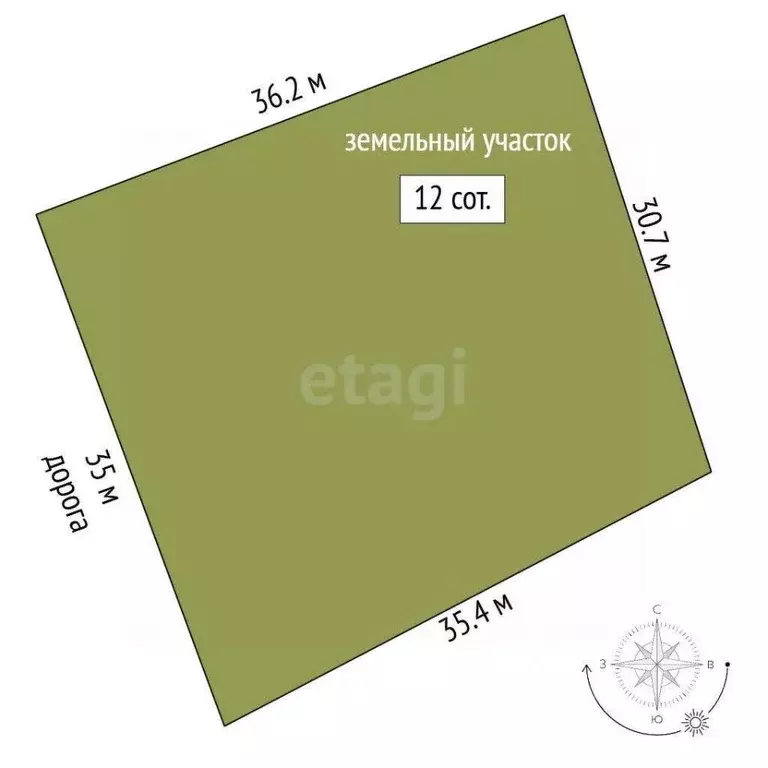 Участок в Самарская область, Самара ул. Волгарей, 60 (12.0 сот.) - Фото 2