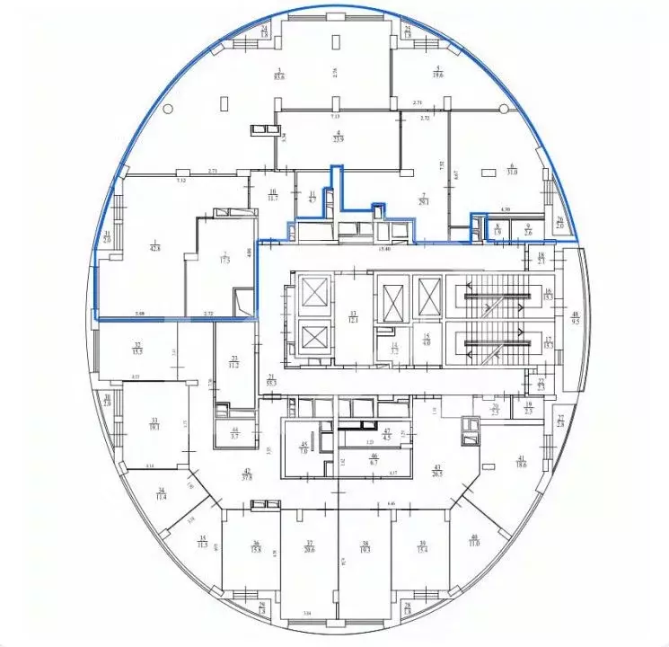 Помещение свободного назначения в Москва Поклонная ул., 3 (309 м) - Фото 2