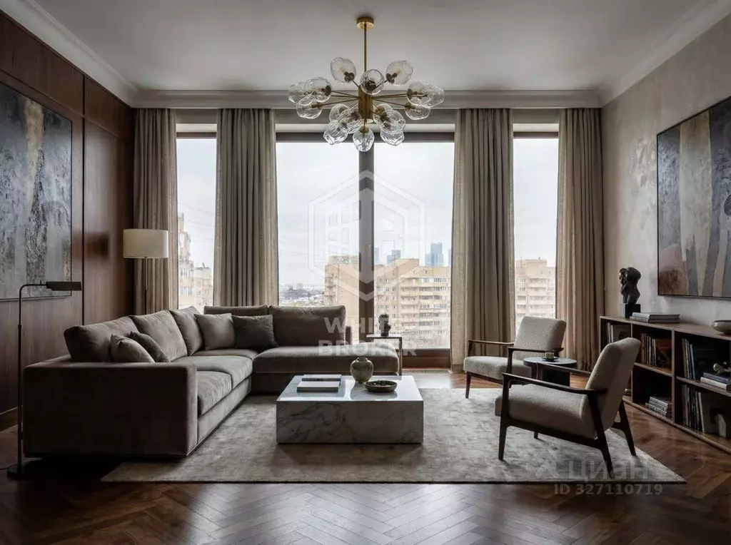 3-к кв. Москва пер. Красина, 16С1 (360.0 м) - Фото 2