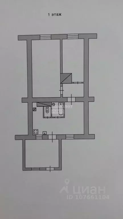 3-к кв. Липецкая область, Добровский муниципальный округ, с. ... - Фото 2