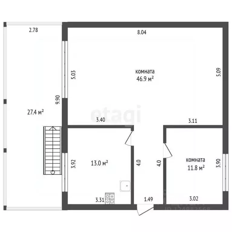 Дом в Краснодарский край, Темрюкский район, Новотаманское с/пос, пос. ... - Фото 2