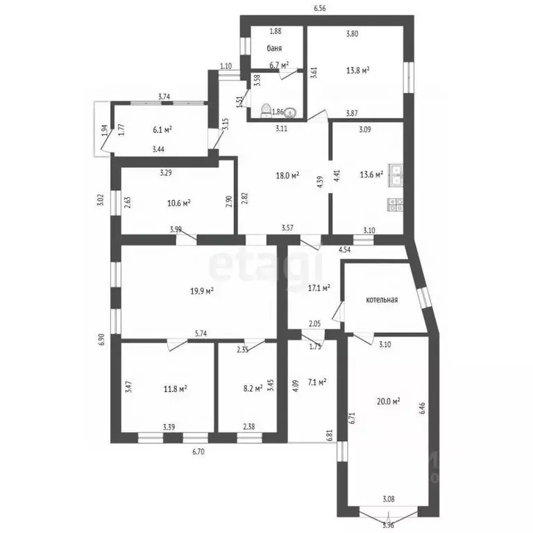 Дом в Забайкальский край, Чита 1-я Дорожная ул., 16 (146 м) - Фото 2