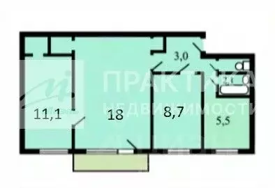 3-к кв. Москва ул. Плеханова, 18К2 (56.0 м) - Фото 2