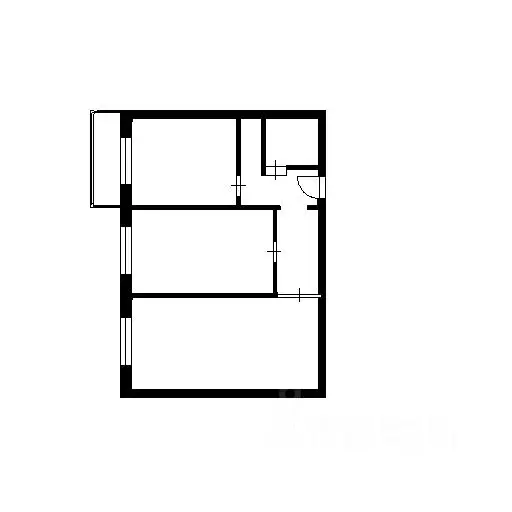 2-к кв. Московская область, Химки Молодежная ул., 54 (60.0 м) - Фото 2