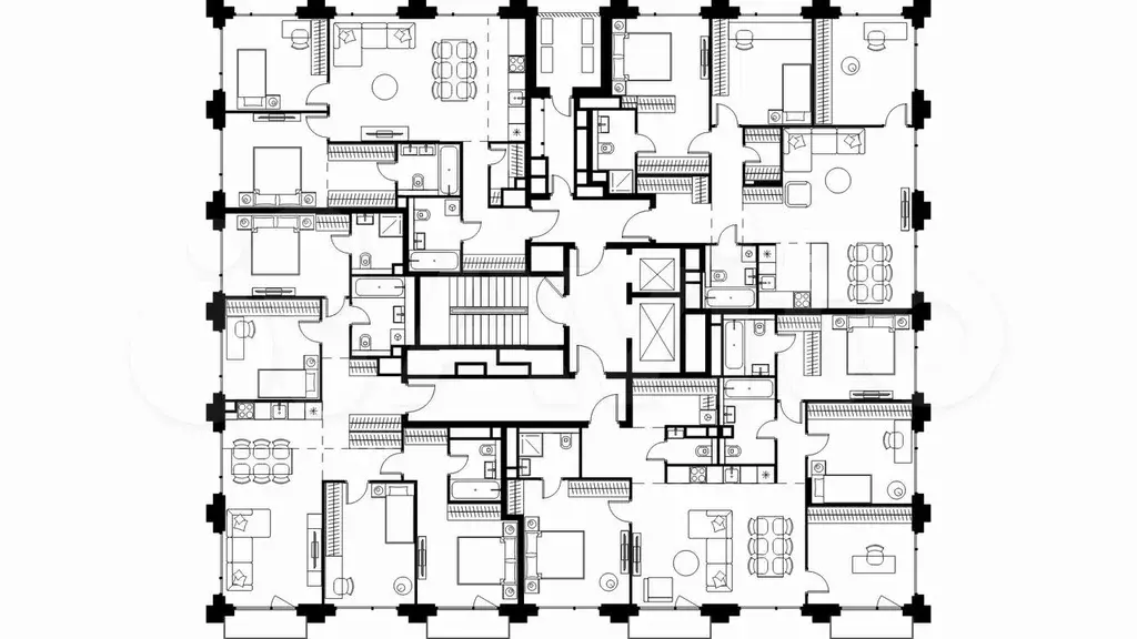 3-к. квартира, 97,4 м, 19/21 эт. - Фото 1