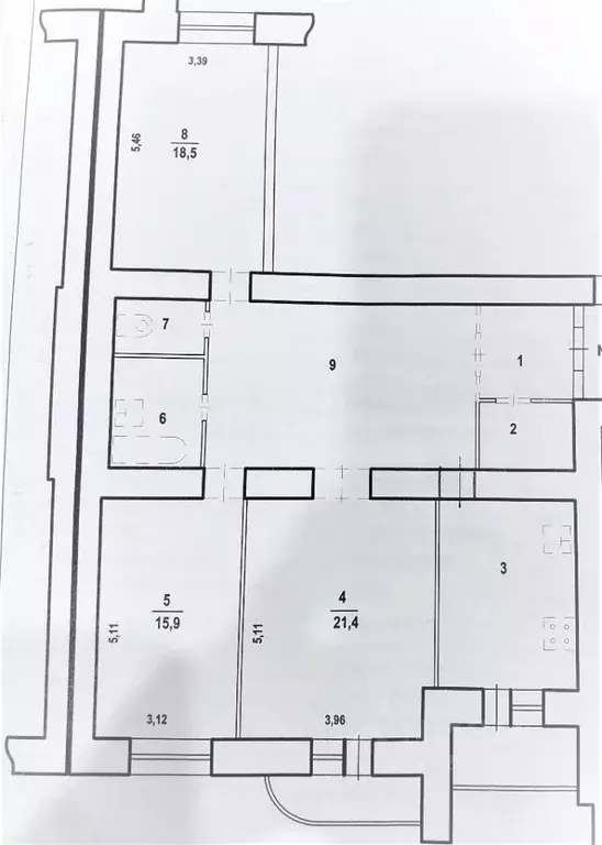 4-к кв. Волгоградская область, Волгоград бул. Энгельса, 23А (107.6 м) - Фото 0