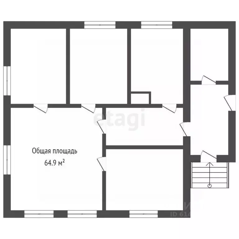 Дом в Кемеровская область, Юрга Вокзальная ул., 51 (65 м) - Фото 1