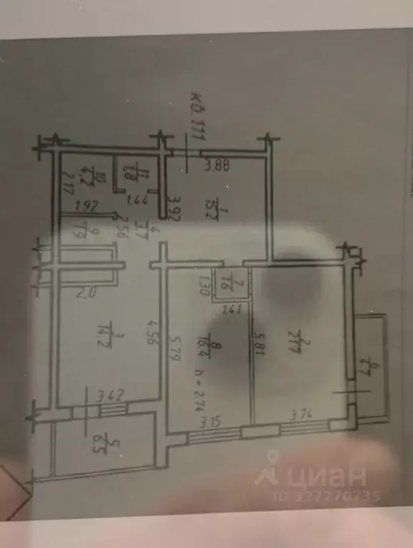 2-к кв. Ставропольский край, Ставрополь ул. Дзержинского, 158 (90.0 м) - Фото 2