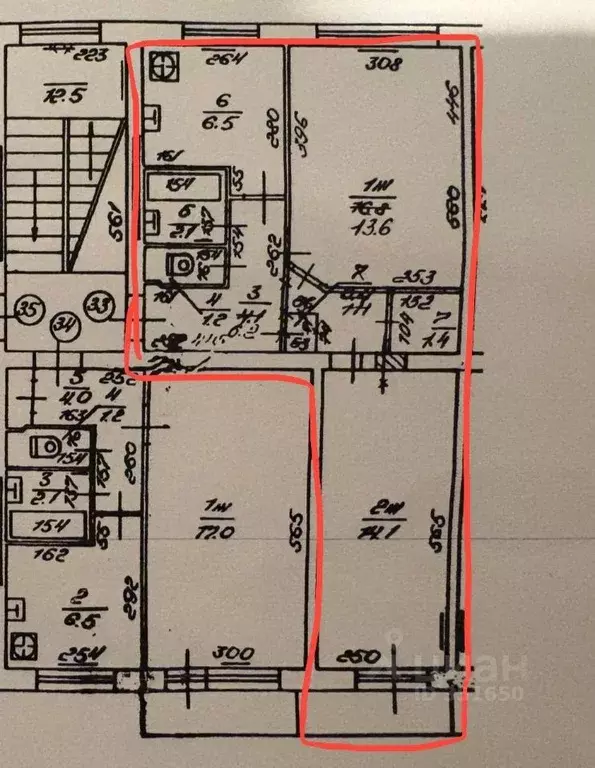 2-к кв. Калининградская область, Гурьевск Фабричная ул., 9 (45.1 м) - Фото 2