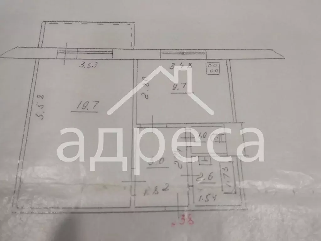 1-к кв. Самарская область, Самара ул. Егорова, 11 (38.0 м) - Фото 1