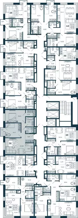 2-к кв. Московская область, Красногорск Центральная ул., 68А (63.48 м) - Фото 1