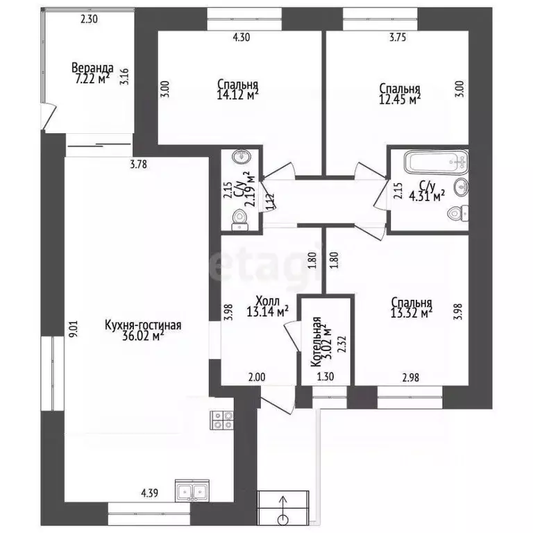 Дом в Ярославская область, Ярославский муниципальный округ, с. ... - Фото 2