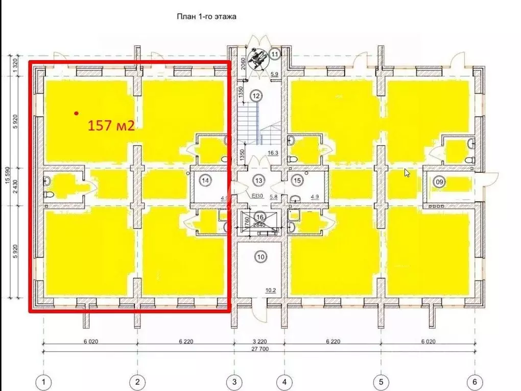 Офис в Ульяновская область, Ульяновск ул. Кирова, 47/2 (157 м) - Фото 2
