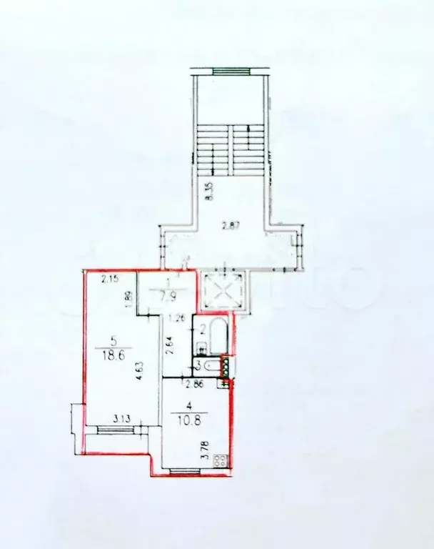 1-к. квартира, 40,9 м, 5/10 эт. - Фото 0