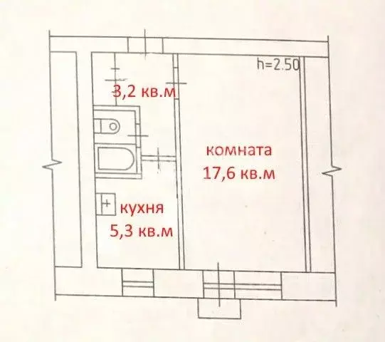 1-к кв. Пермский край, Пермь ул. Клары Цеткин, 25 (29.0 м) - Фото 2