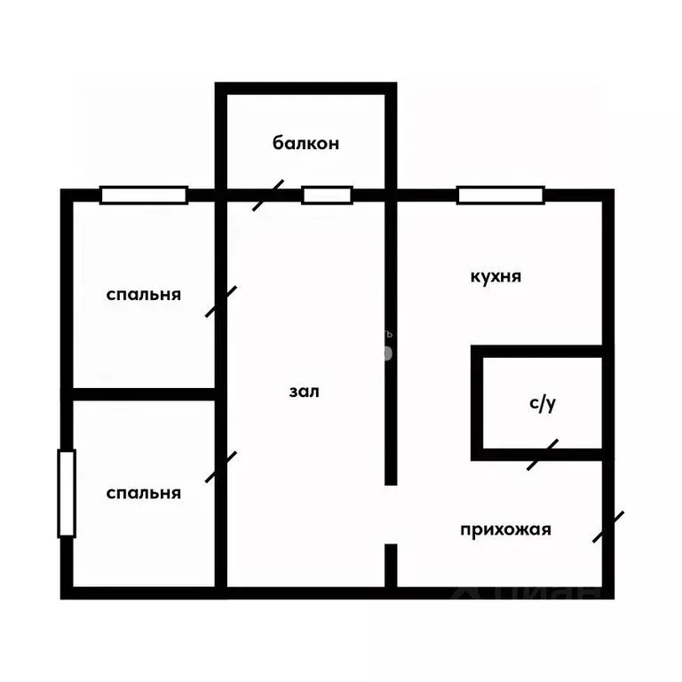 3-к кв. Приморский край, Находка ул. Кирова, 9 (45.9 м) - Фото 2
