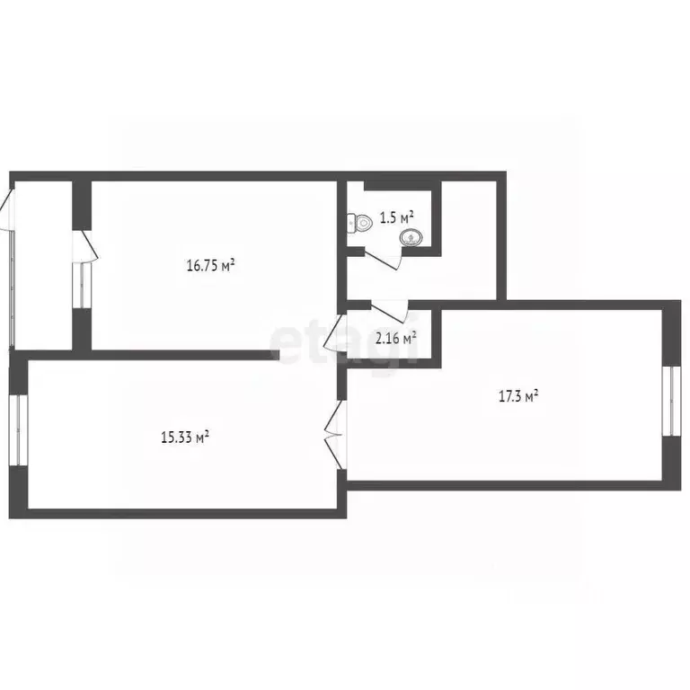 Торговая площадь в Челябинская область, Миасс бул. Карпова, 2А (76 м) - Фото 1