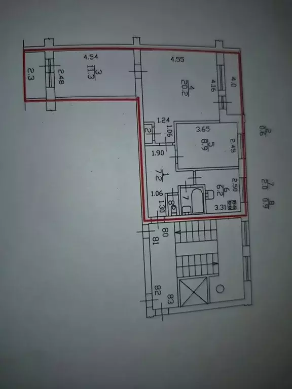 3-к кв. Санкт-Петербург ул. Солдата Корзуна, 20к1 (57.0 м) - Фото 2