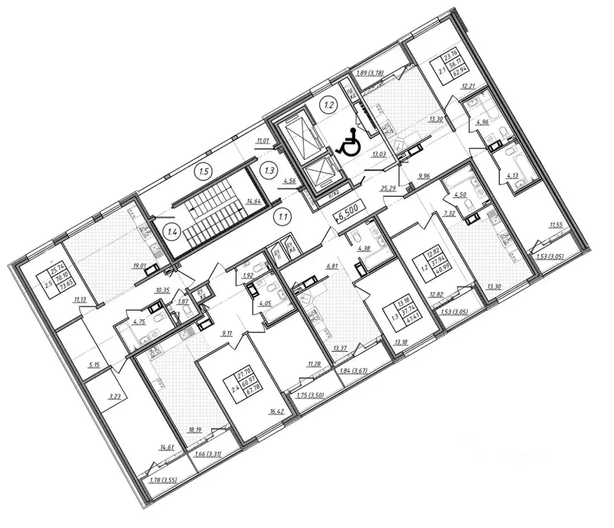 2-к кв. Санкт-Петербург Белоостровская ул., 10к3 (59.53 м) - Фото 1
