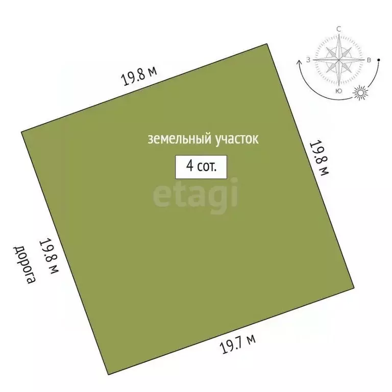 Участок в Тюменская область, Тюменский муниципальный округ, ... - Фото 2