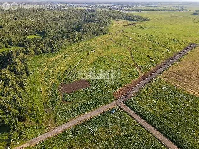 Участок в Тюменский район, деревня Малиновка, Вербная улица (7 м) - Фото 0