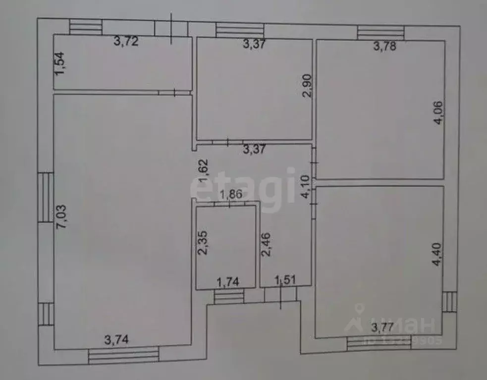 Дом в Липецкая область, Задонский муниципальный округ, с. Кашары ул. ... - Фото 2