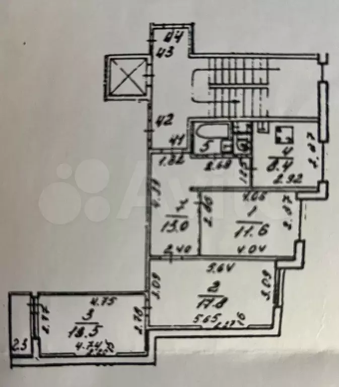 3-к. квартира, 67,9 м, 7/7 эт. - Фото 0
