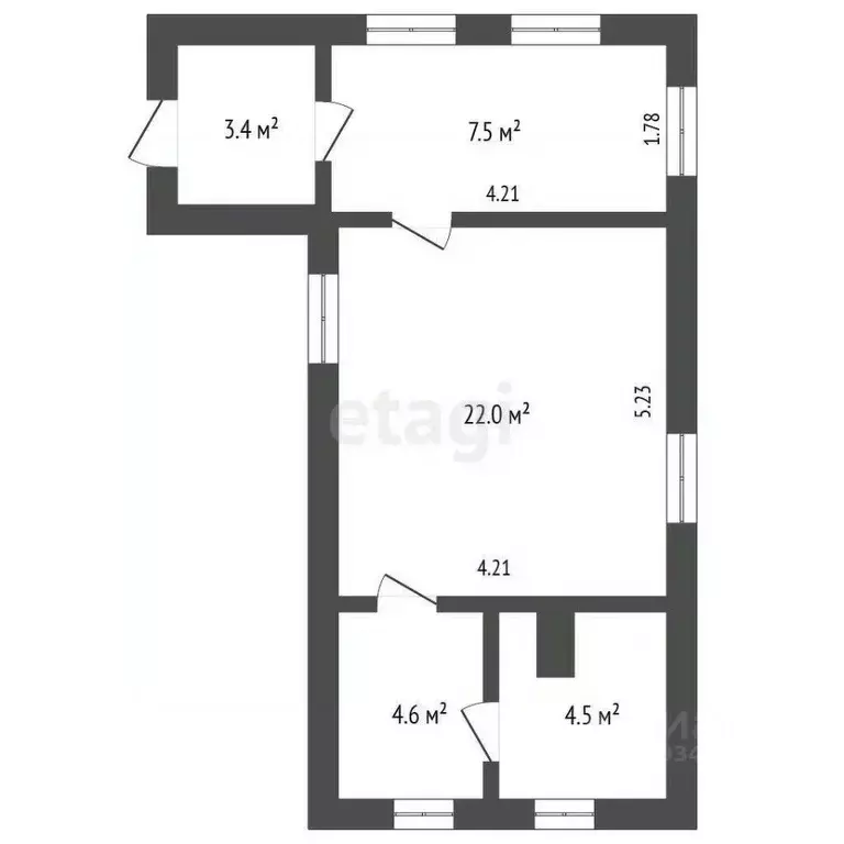 Дом в Архангельская область, Приморский муниципальный округ, Гвардеец ... - Фото 2