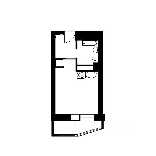 1-к кв. Татарстан, Зеленодольск ул. Королева, 2 (35.2 м) - Фото 1