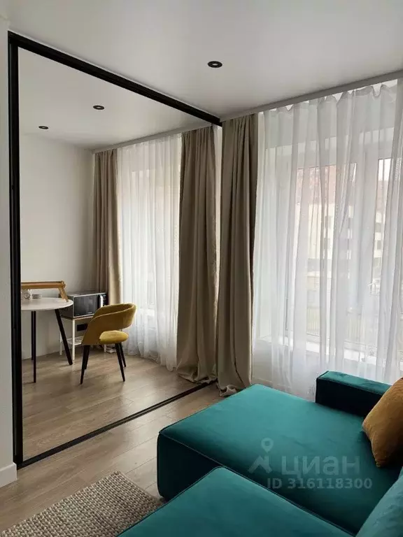 Студия Москва ул. Большое Понизовье, 14 (28.0 м) - Фото 1