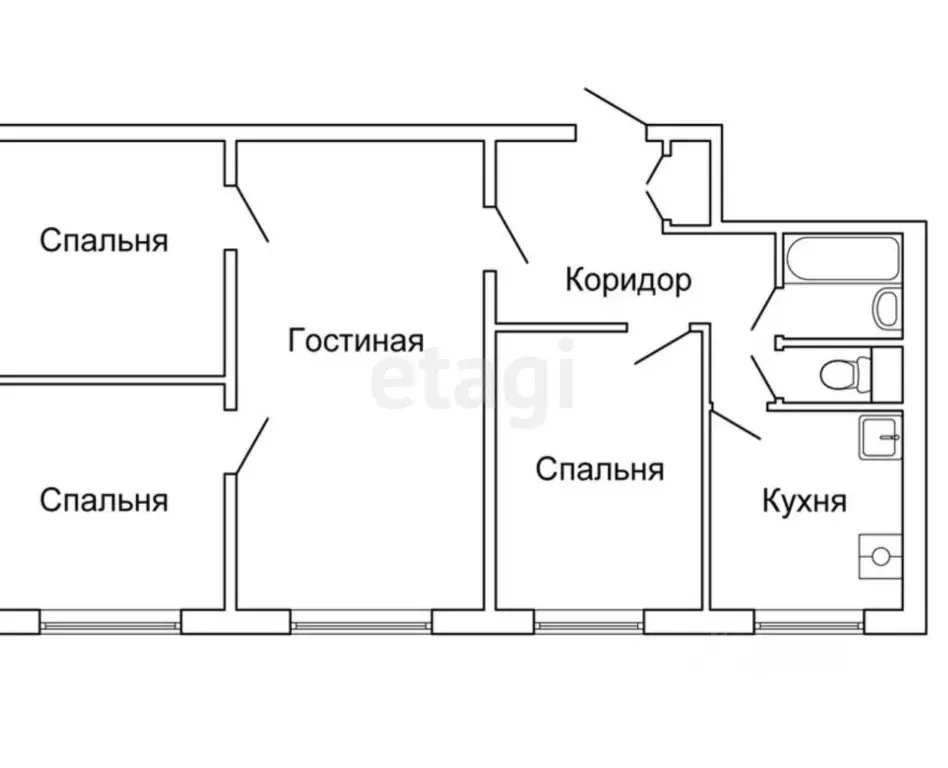 Дом в Тульская область, Богородицк проезд 3-й Привокзальный (52 м) - Фото 1