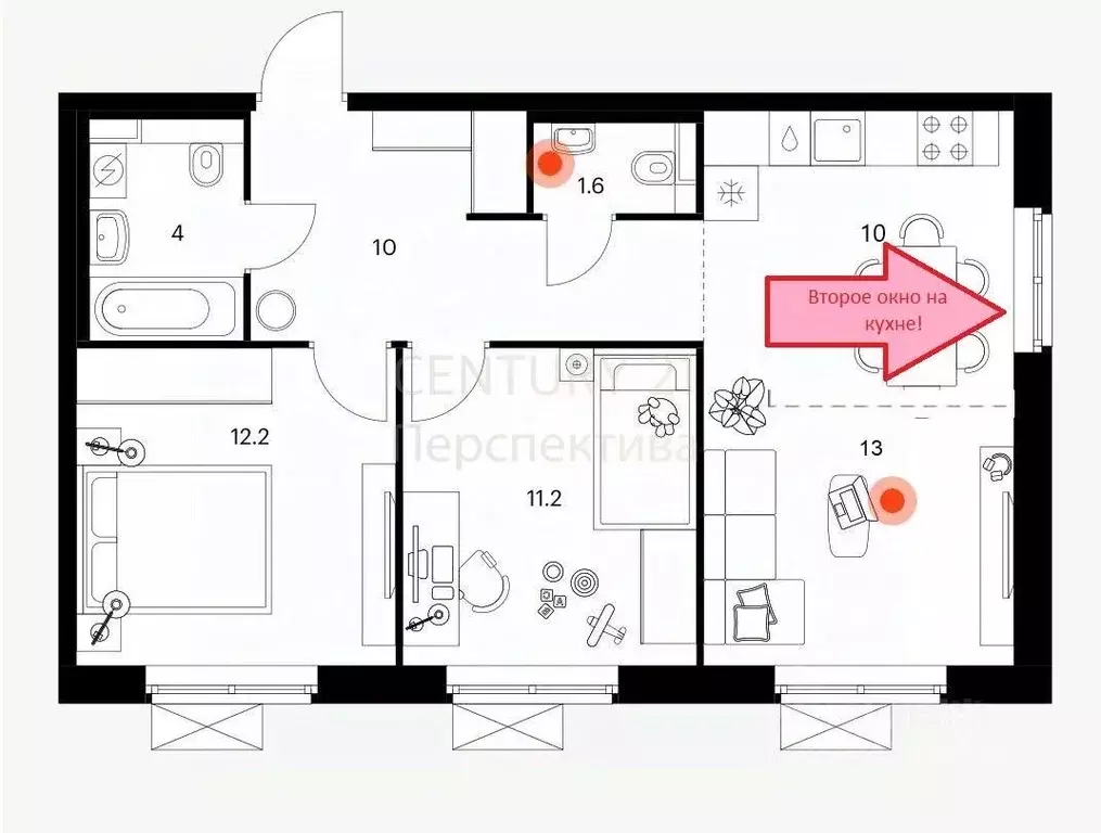 3-к кв. Москва Люблинская ул., 80к6 (60.0 м) - Фото 2
